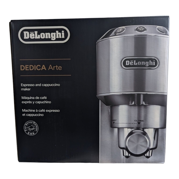 Delonghi Other - De'Longhi Dedica Arte Espresso & Cappuccino Maker - Stainless Silver New